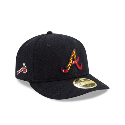 Atlanta Braves Gorra | New Era MLB Batting Practice Low Profile 59fifty Fitted Cap Mexico - Azules